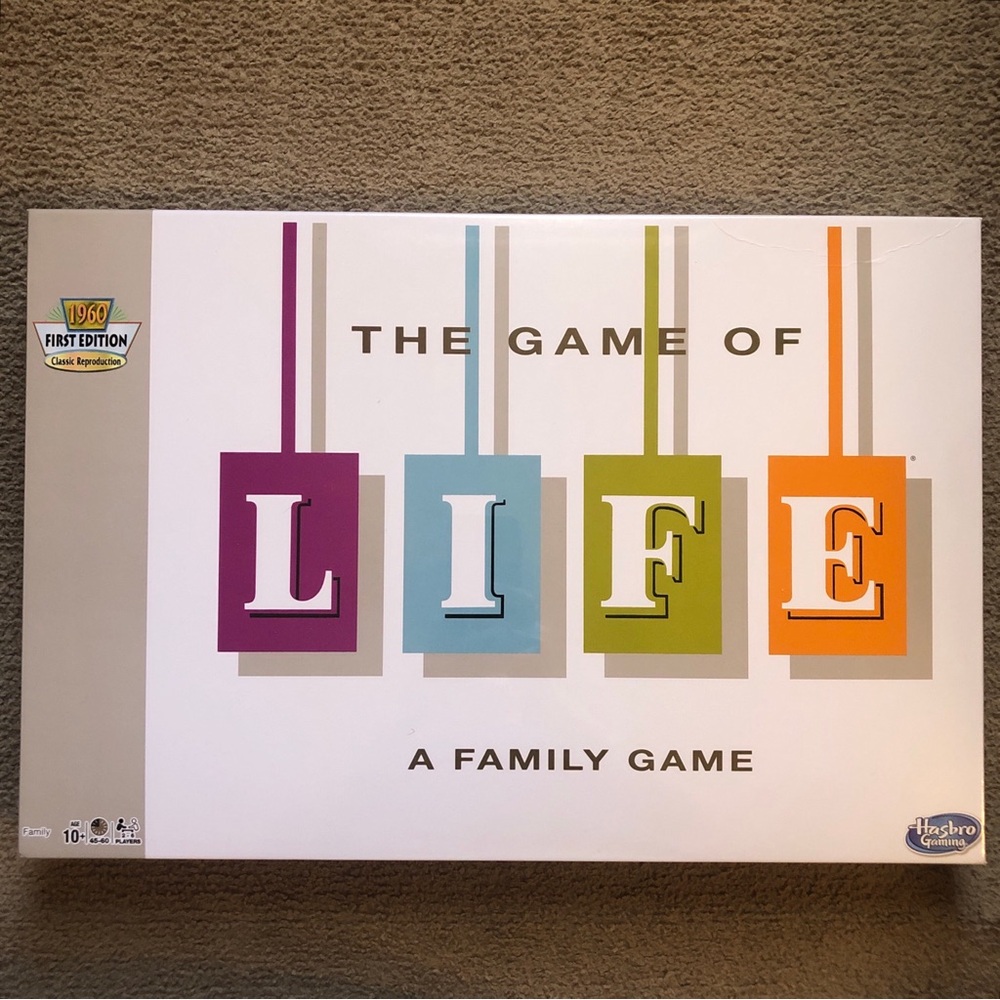 🎁 GIFT! SEALED Game of Life, RARE “1960 First Edition Classic Reproduction” 🎁